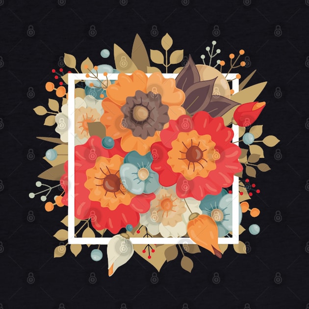 Vintage style flowers by ToufikDesign